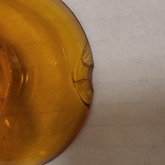 Vintage Amber Art Glass Duck - Picture 15 of 16